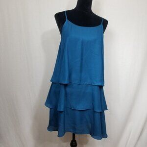 Alexandra Grecco  Tier Dress Teal
